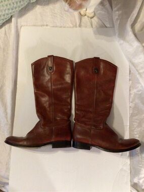 Frye Brown Leather knee high boots